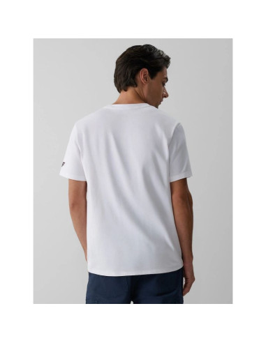 T-shirt regular z nadrukiem męski 4f 4fraw26ttshm4470-10s