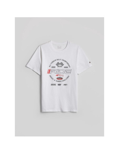 T-shirt regular z nadrukiem męski 4f 4fraw26ttshm4470-10s