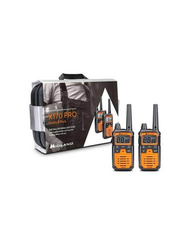 Radiotelefony ręczne pmr midland xt70 pro walizka