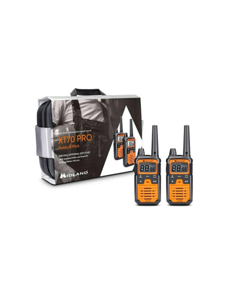 Radiotelefony ręczne pmr midland xt70 pro walizka