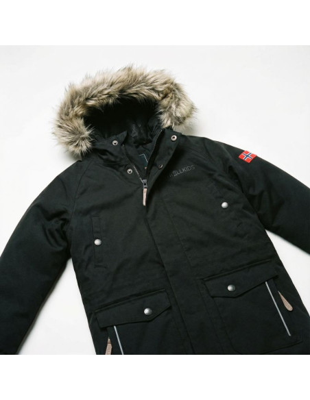 Wodoodporna kurtka ocieplana trollkids kids nordkapp jacket dla chłopca/dziewczynki (605-600)
