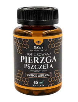 Liofilizowana Pierzga Pszczela (60 Kaps.)