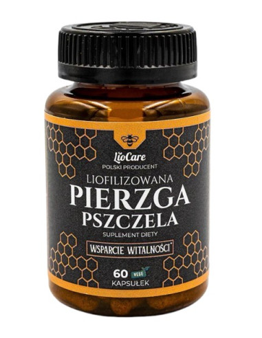 Liofilizowana Pierzga Pszczela (60 Kaps.)