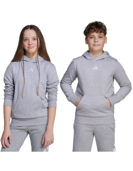 Bluza dla dzieci adidas essentials hoodie szara jv9995