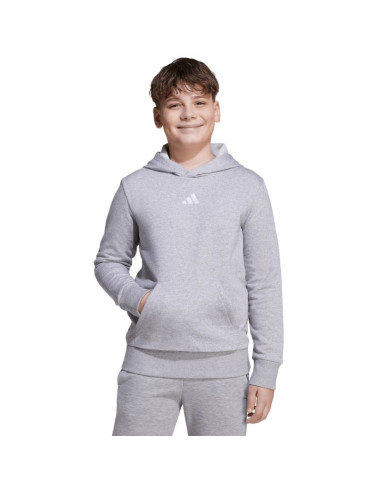 Bluza dla dzieci adidas essentials hoodie szara jv9995