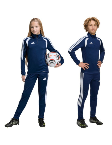 Spodnie dla dzieci adidas tiro 26 league training slim granatowee jy7118