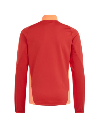 Bluza dla dzieci adidas tiro 24 competition training czerwono-pomarańczowa ir5500