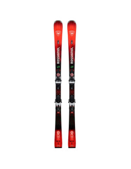 Narty rossignol hero st ti + wiązania look spx 14 konect gw b80 silver red