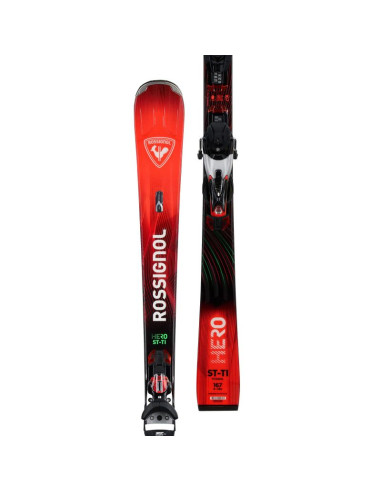 Narty rossignol hero st ti + wiązania look spx 14 konect gw b80 silver red
