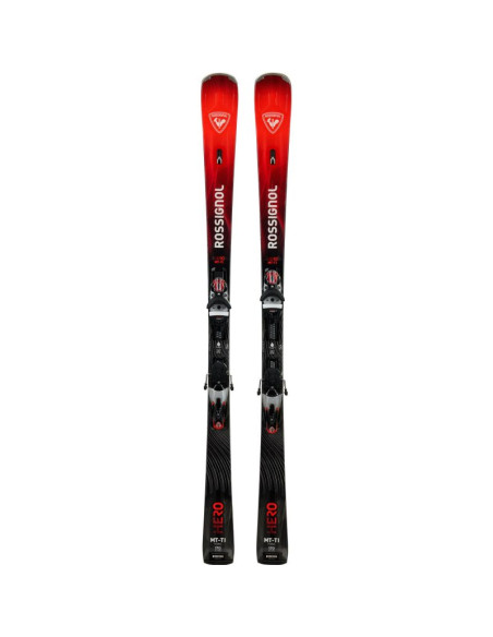 Narty rossignol hero mt ti c.a.m. + wiązania look nx 12 konect gw b80 silver red