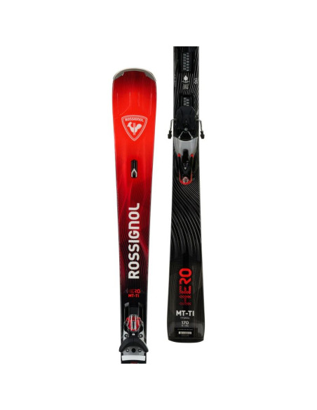 Narty rossignol hero mt ti c.a.m. + wiązania look nx 12 konect gw b80 silver red