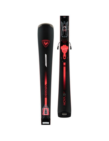 Narty damskie rossignol nova 10 + wiązanie look xpress w 11 gw b83 tonic sunset