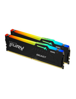 Kingston ddr5 16gb 6000mt/s cl30 dimm (kit of 2) fury beast rgb expo
