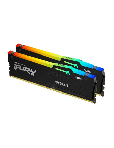 Kingston ddr5 16gb 6000mt/s cl30 dimm (kit of 2) fury beast rgb expo