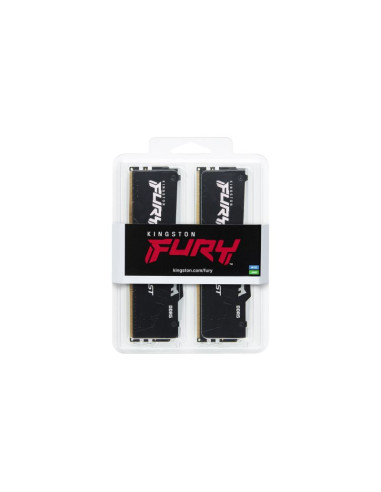 Kingston ddr5 16gb 6000mt/s cl30 dimm (kit of 2) fury beast rgb expo