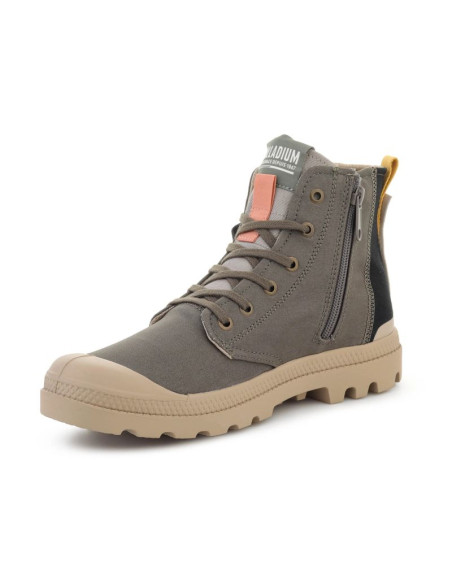 Palladium pampa hi layer zip major brown 09549-282