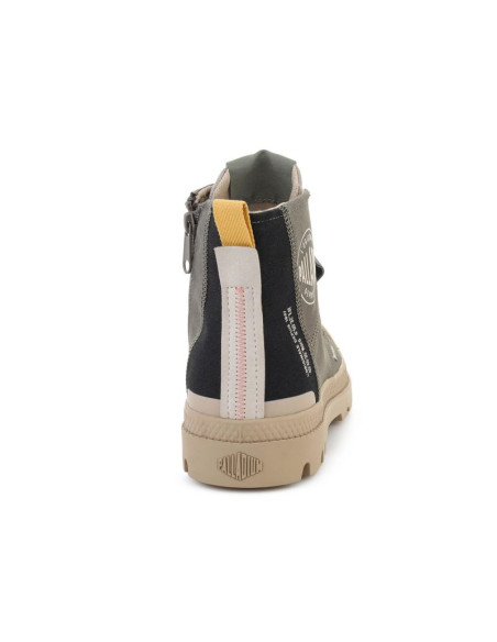 Palladium pampa hi layer zip major brown 09549-282