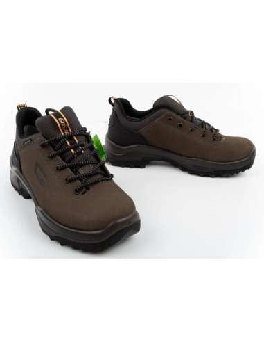 Grisport buty męskie trekkingowe 480t verde scuro skórzane gritex outdoor