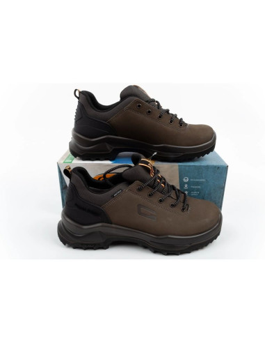 Grisport buty męskie trekkingowe 480t verde scuro skórzane gritex outdoor