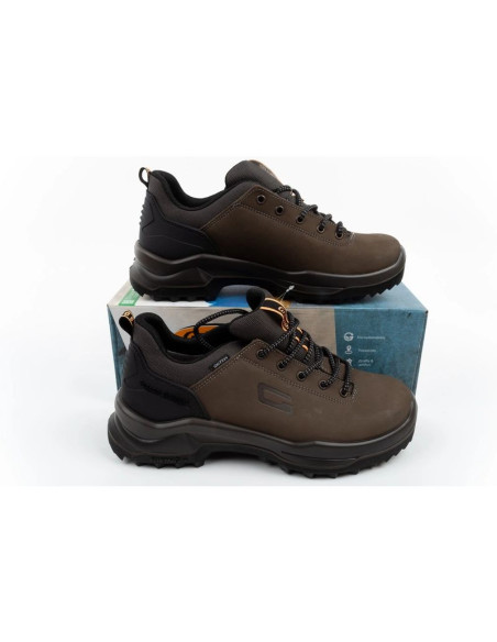 Grisport buty męskie trekkingowe 480t verde scuro skórzane gritex outdoor