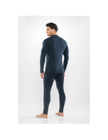 Bielizna męska viking meriboo man set merino granatowa l