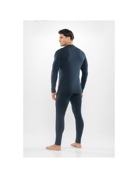 Bielizna męska viking meriboo man set merino granatowa l