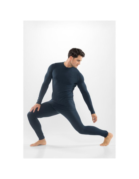 Bielizna męska viking meriboo man set merino granatowa l