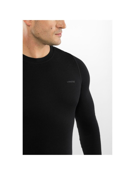 Bielizna męska viking meriboo man set merino czarna m