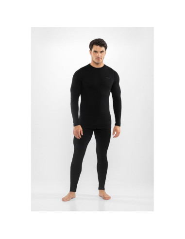 Bielizna męska viking meriboo man set merino czarna l