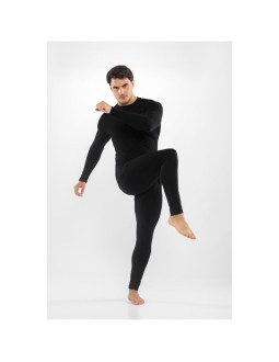 Bielizna męska viking meriboo man set merino czarna l 2