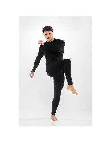 Bielizna męska viking meriboo man set merino czarna l