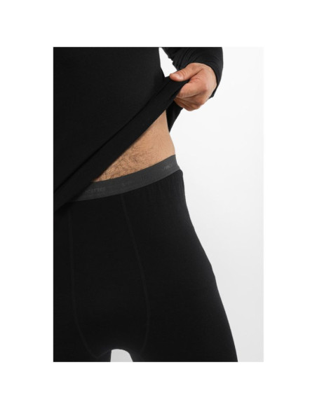 Bielizna męska viking meriboo man set merino czarna l