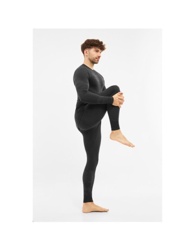 Bielizna męska viking meriboo man set merino czarna xl