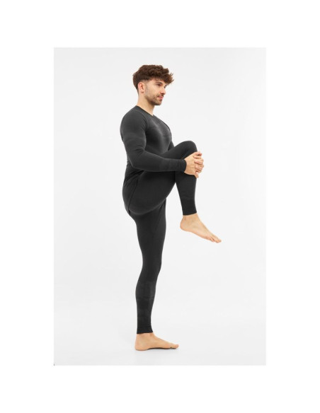 Bielizna męska viking meriboo man set merino czarna xl