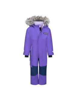 Trollkids kids kirkenes snowsuit wisteria purple/mystic blue (387-180)