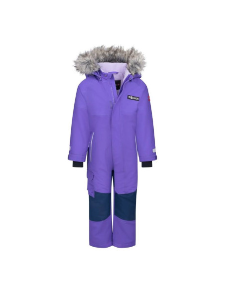 Trollkids kids kirkenes snowsuit wisteria purple/mystic blue (387-180)