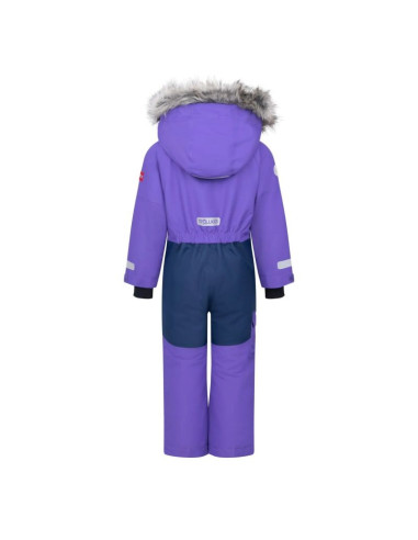 Trollkids kids kirkenes snowsuit wisteria purple/mystic blue (387-180)