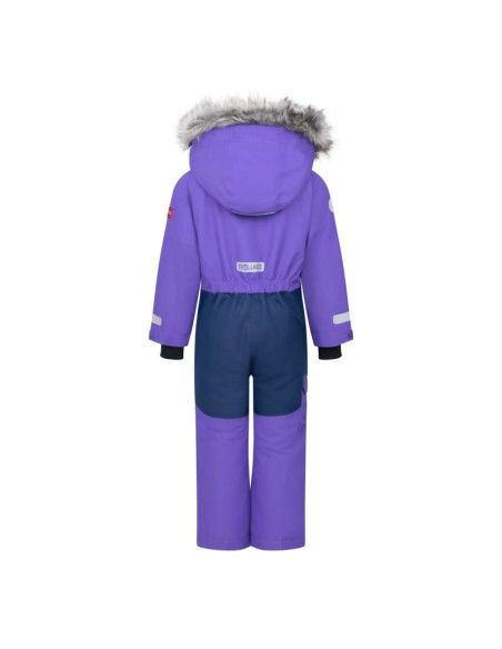 Trollkids kids kirkenes snowsuit wisteria purple/mystic blue (387-180)