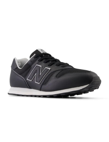 Buty klasyczne męskie new balance 373 lifestyle black (ml373kn2)