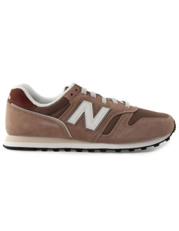 New balance buty sportowe męskie sneakersy 373 brązowe skórzane