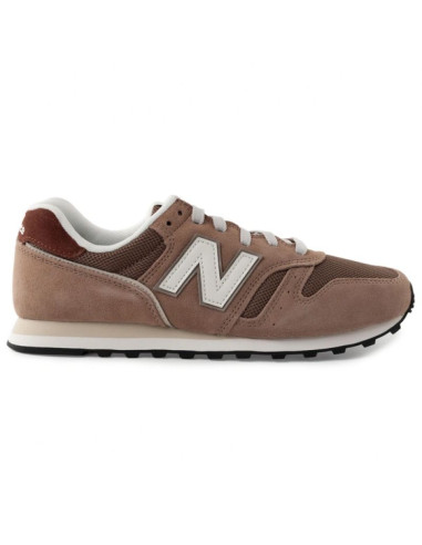 New balance buty sportowe męskie sneakersy 373 brązowe skórzane