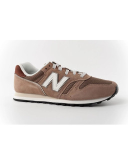 New balance buty sportowe męskie sneakersy 373 brązowe skórzane 2