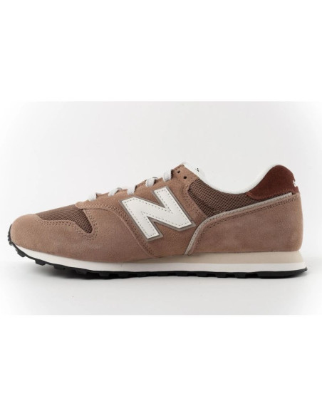 New balance buty sportowe męskie sneakersy 373 brązowe skórzane
