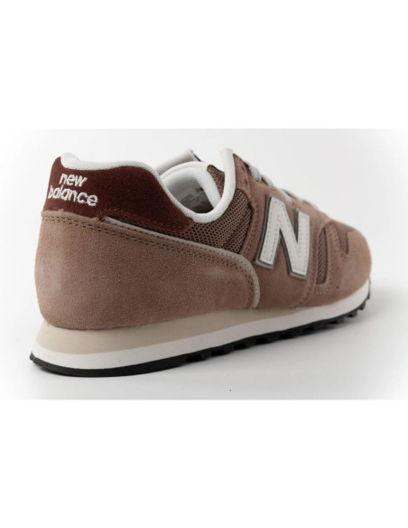 New balance buty sportowe męskie sneakersy 373 brązowe skórzane