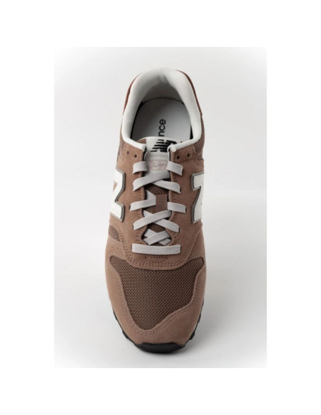 New balance buty sportowe męskie sneakersy 373 brązowe skórzane