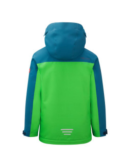 Kurtka ocieplana dziecięca trollkids kids holmenkollen snow jacket pro zimowa zielona (913-104) 2