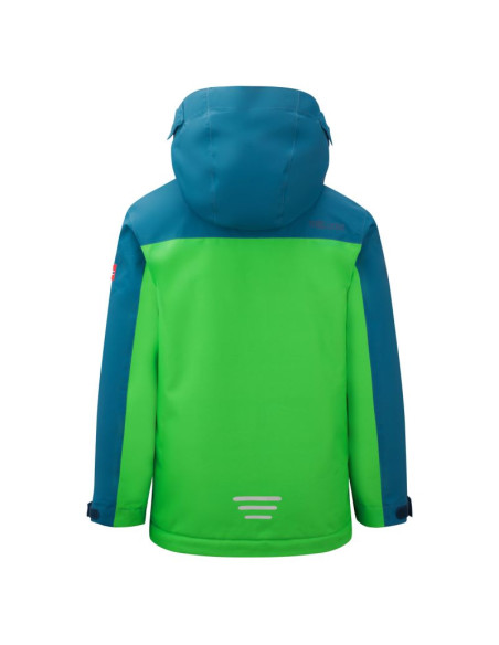 Kurtka ocieplana dziecięca trollkids kids holmenkollen snow jacket pro zimowa zielona (913-104)