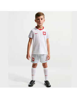 Komplet nike polska stadium home kids iq4180-100