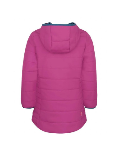 Trollkids girls stavanger coat bright berry/madeira blue (219-243)