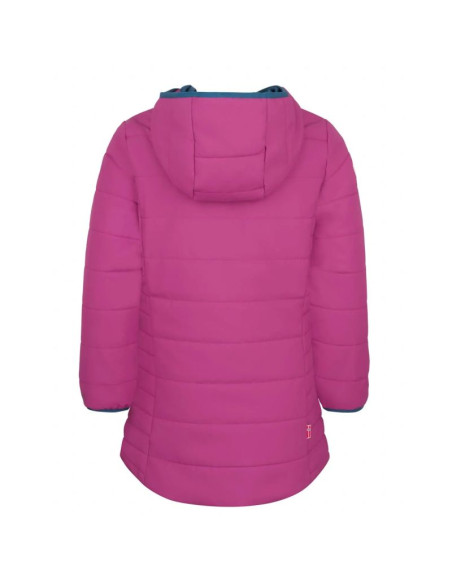 Trollkids girls stavanger coat bright berry/madeira blue (219-243)